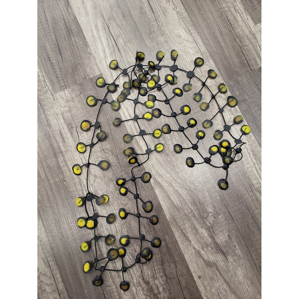 Annemieke Broenik Rubber Neckalce Yellow/Black